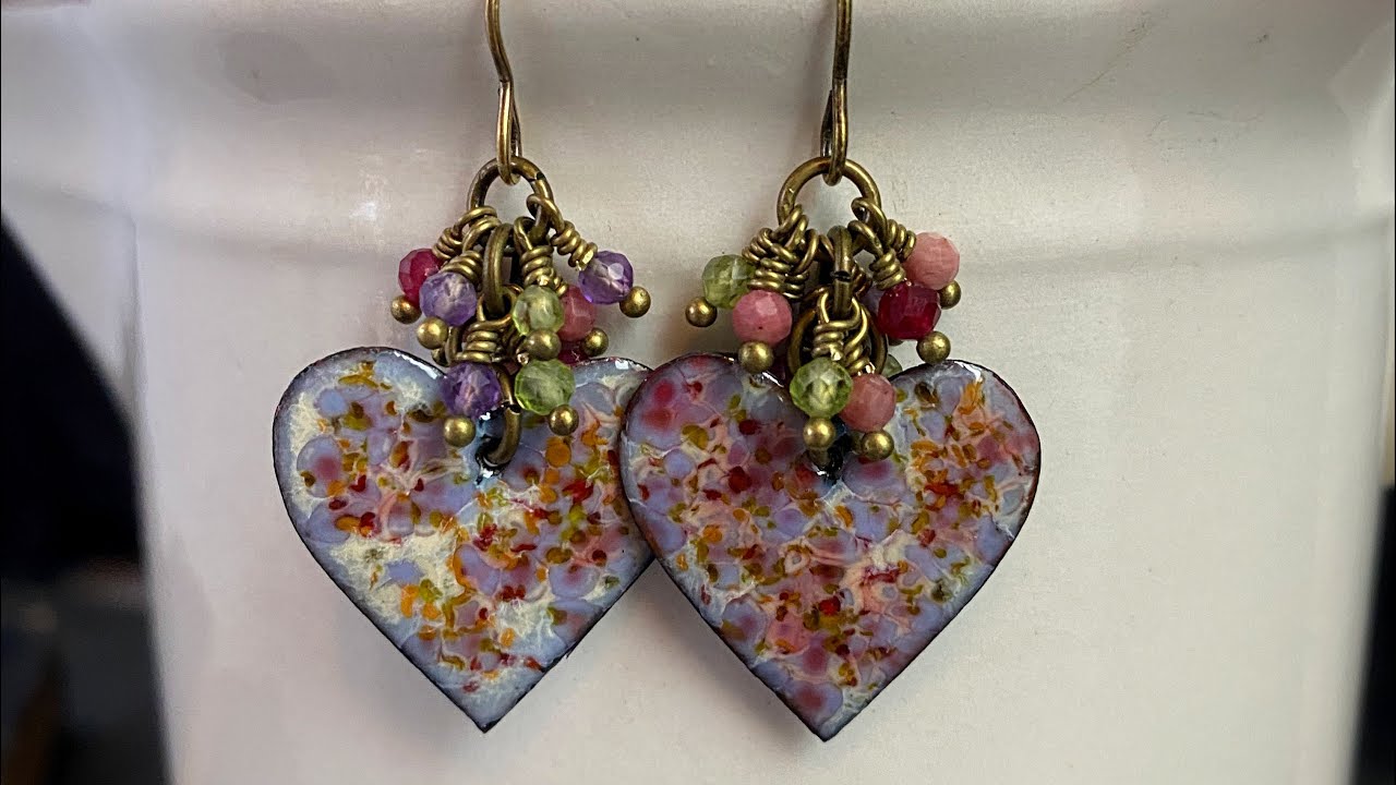 How to wire wrap and add clusters for earrings & bracelets