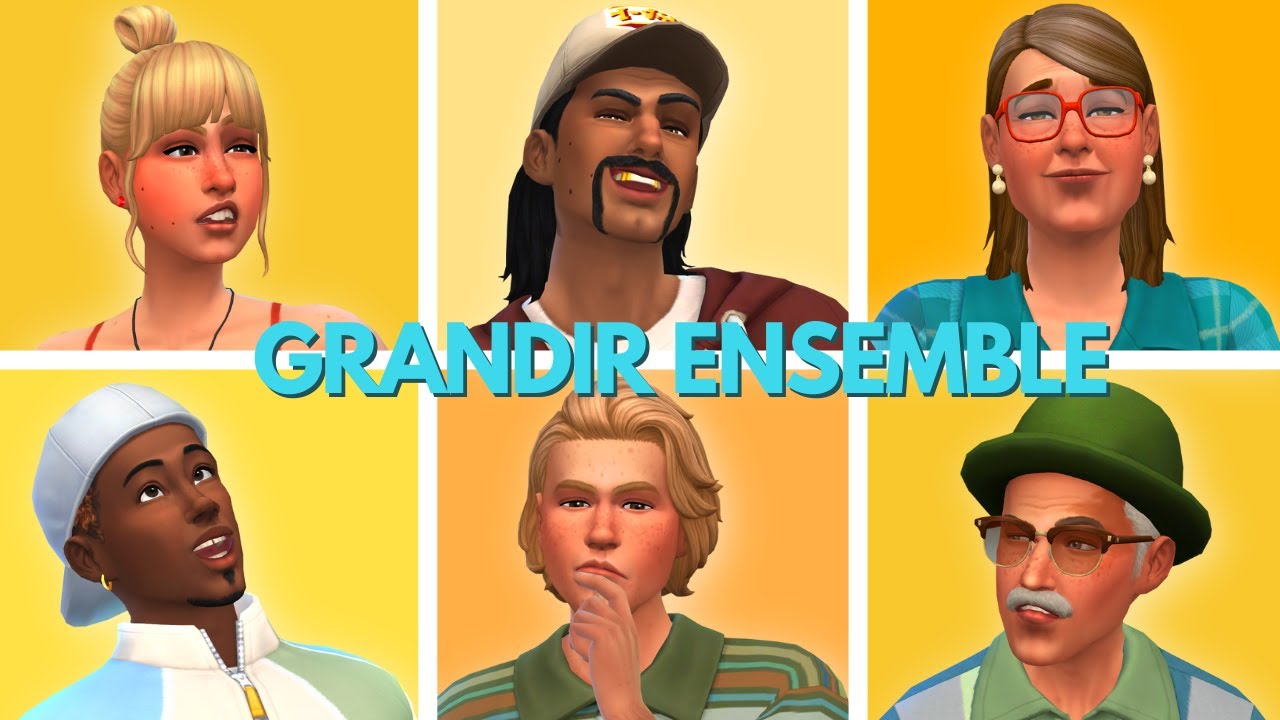 J'ai créé PLEIN de sims pour grandir ensemble 😍 | SIMS 4