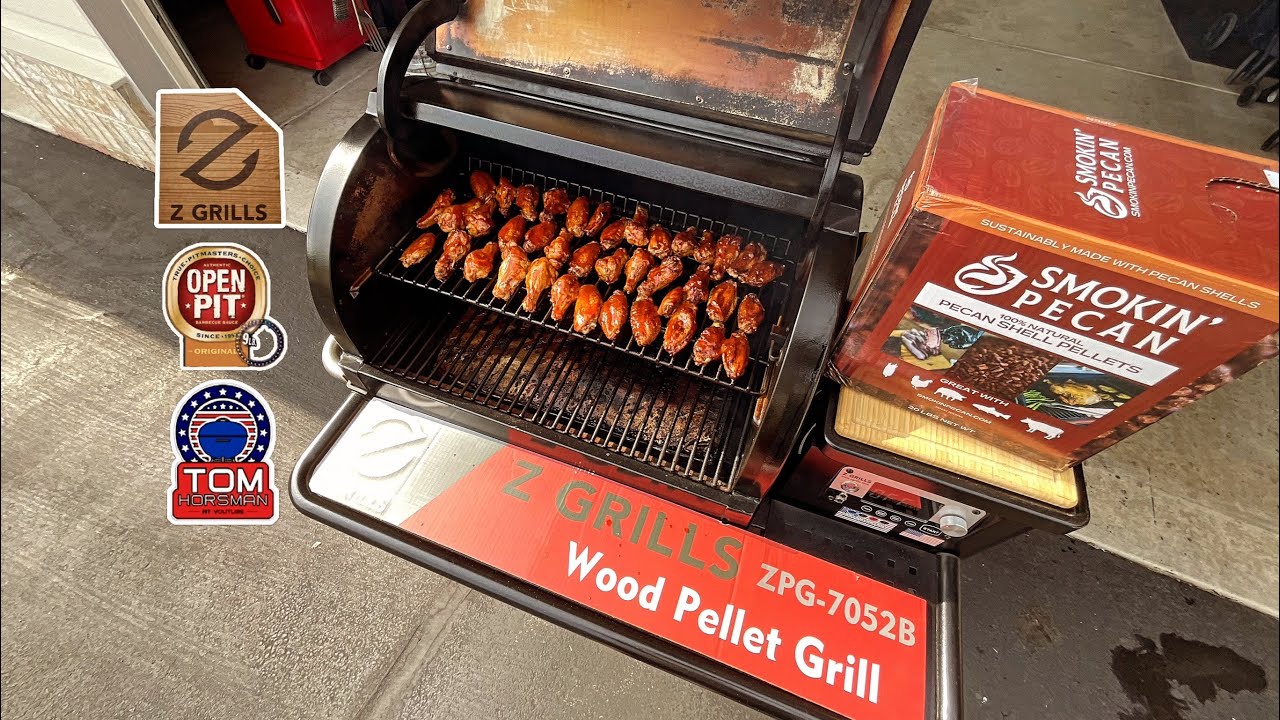 Hot and Fast Party Wings! / Z-Grills ZPG-7052B Wood Pellet Grill! / Awesome!