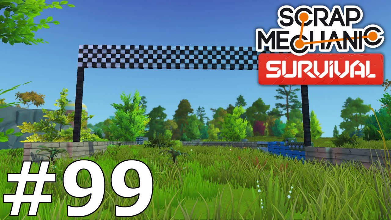 ZAPROJEKTOWAŁEM CAŁY TOR! Scrap Mechanic #99
