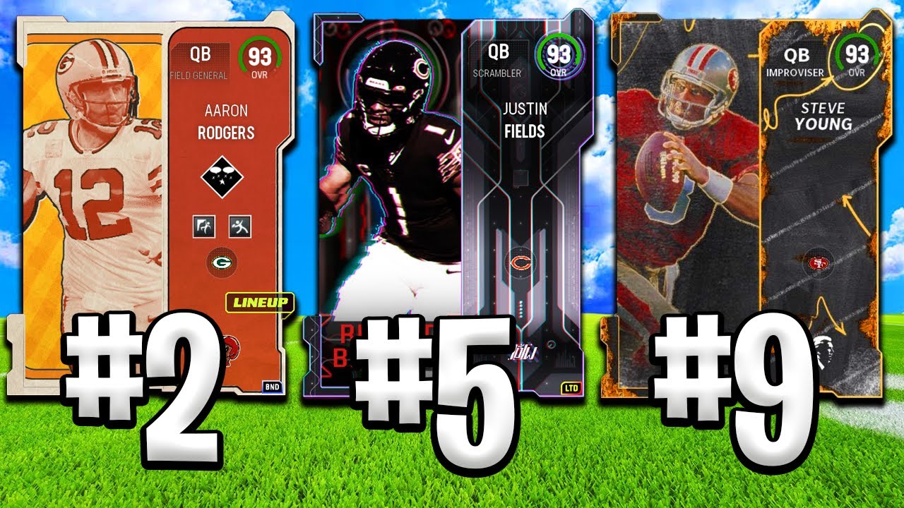 Ranking the Top 10 Quarterbacks in Madden 23