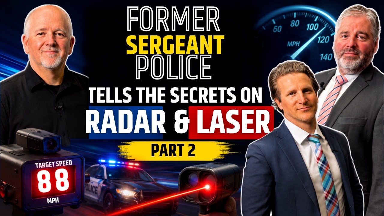 Former Police Sergeant Reveals the Truth About Radar & Laser Tickets (Part 2)