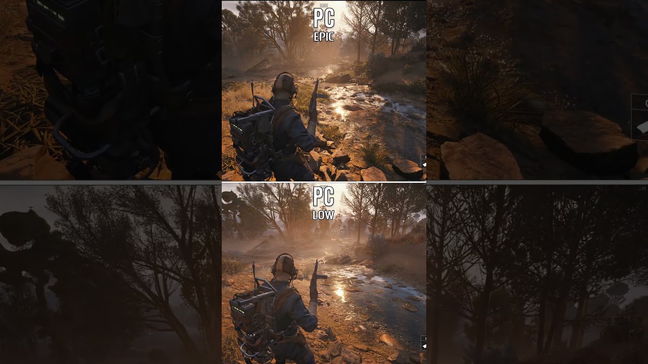 ARC Raiders &ndash; PC Low vs Epic | Side-by-Side Graphics