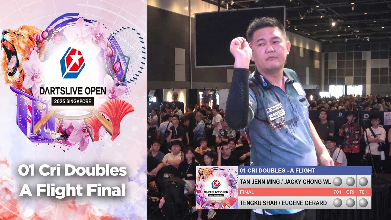 DARTSLIVE OPEN 2025 SINGAPORE - 01 Cricket Doubles A Flight Final