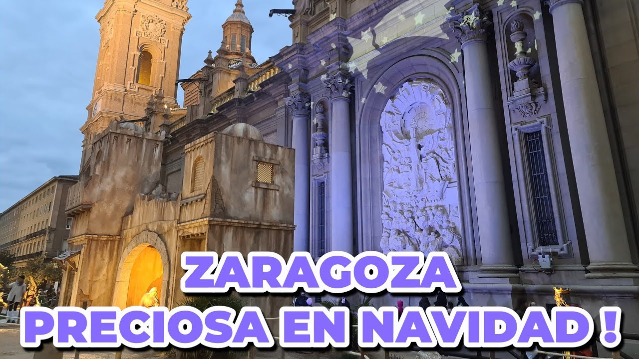 ASI SE VIVE LA NAVIDAD EN ZARAGOZA 🥰 EL GRAN  PESEBRE, EL MERCADO, LAS ATRACCIONES NAVIDEÑAS !!