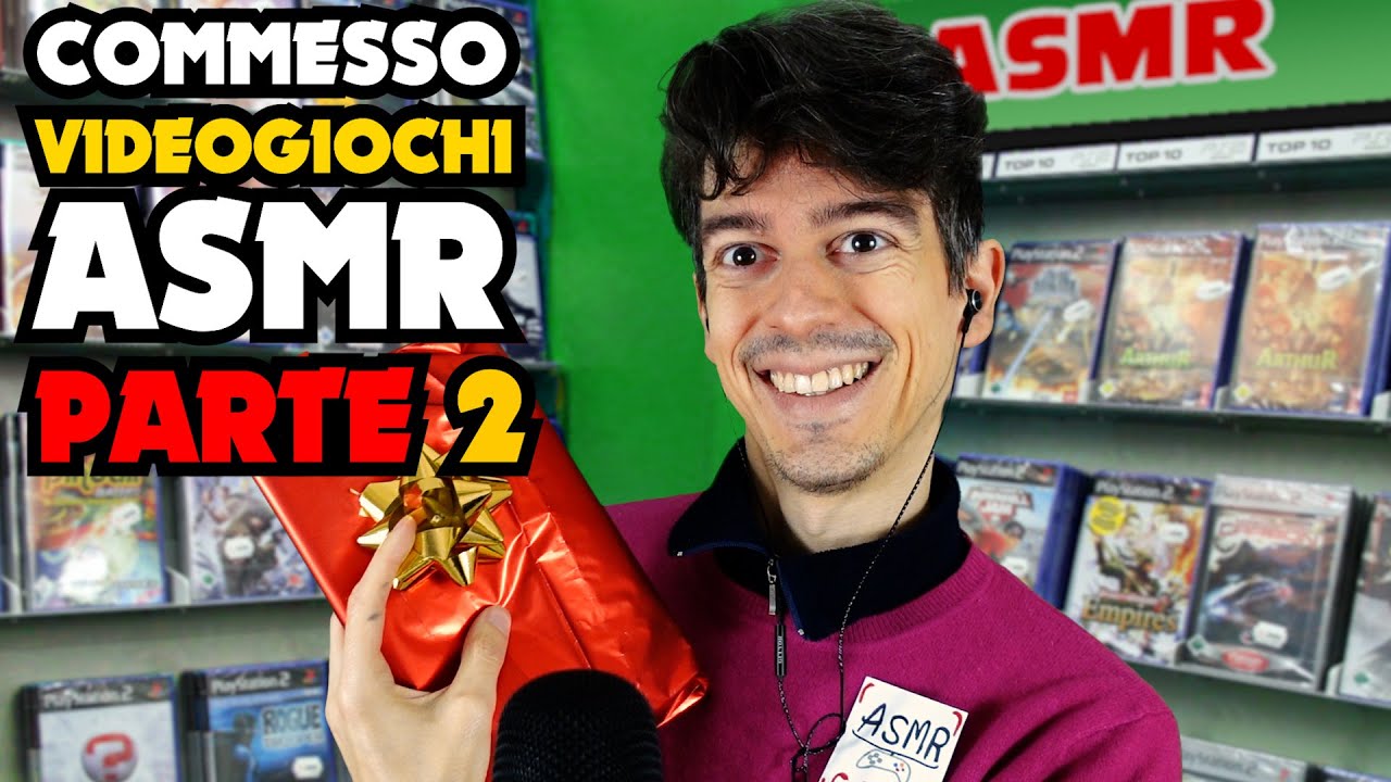 Commesso Videogiochi ASMR Ti Impacchetta Regali Per Natale (Crinkle Sounds) Pt. 2 (ITA ASMR)