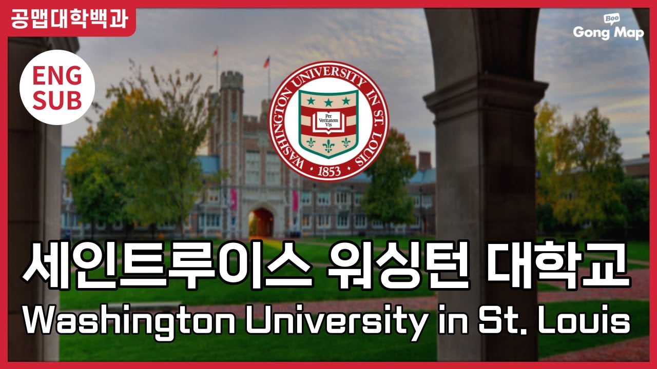 [공맵대학백과] 세인트루이스 워싱턴 대학교┃WashU (ENG SUB)