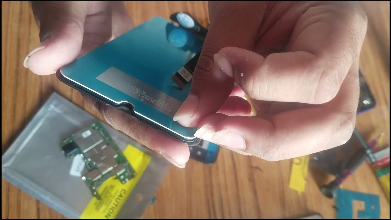 HUAWEI Y7 2019 DUB-LX1 Screen with frame Replacement Tutorial At Home🙂
