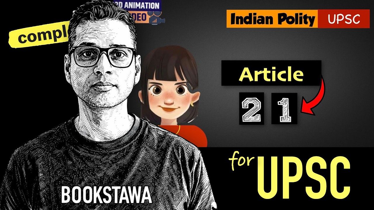 Article 21 of Indian Constitution in Hindi | Right to Freedom | Fundamental Rights | UPSC