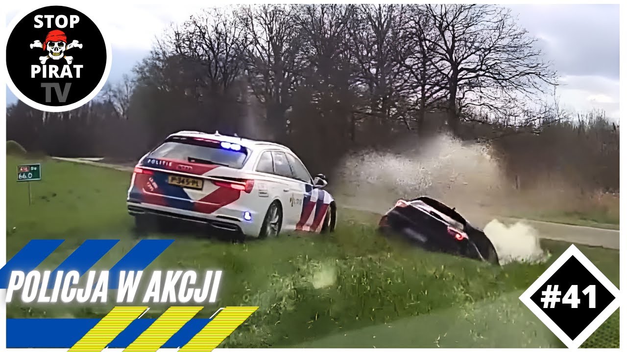 POLICJA W AKCJI #41 - Polski kierowca zatrzymany w Holandii, pościg za Mercedesem AMG i Golfem GTI