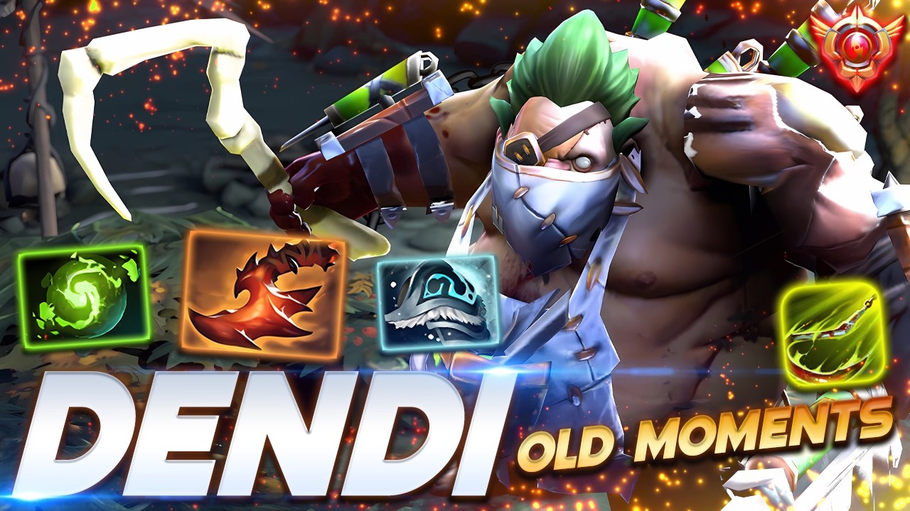 Dendi Pudge - OLD MOMENTS REPLAY - Dota 2 Pro Gameplay [Watch & Learn]