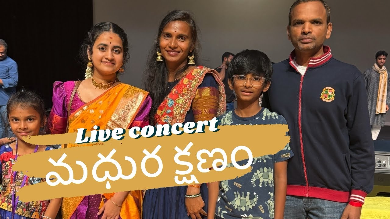 మధుర క్షణం |✨️ sooryagayatri live in concert🎻🎶| చిట్టితల్లి🎤 😍| Usa vlog