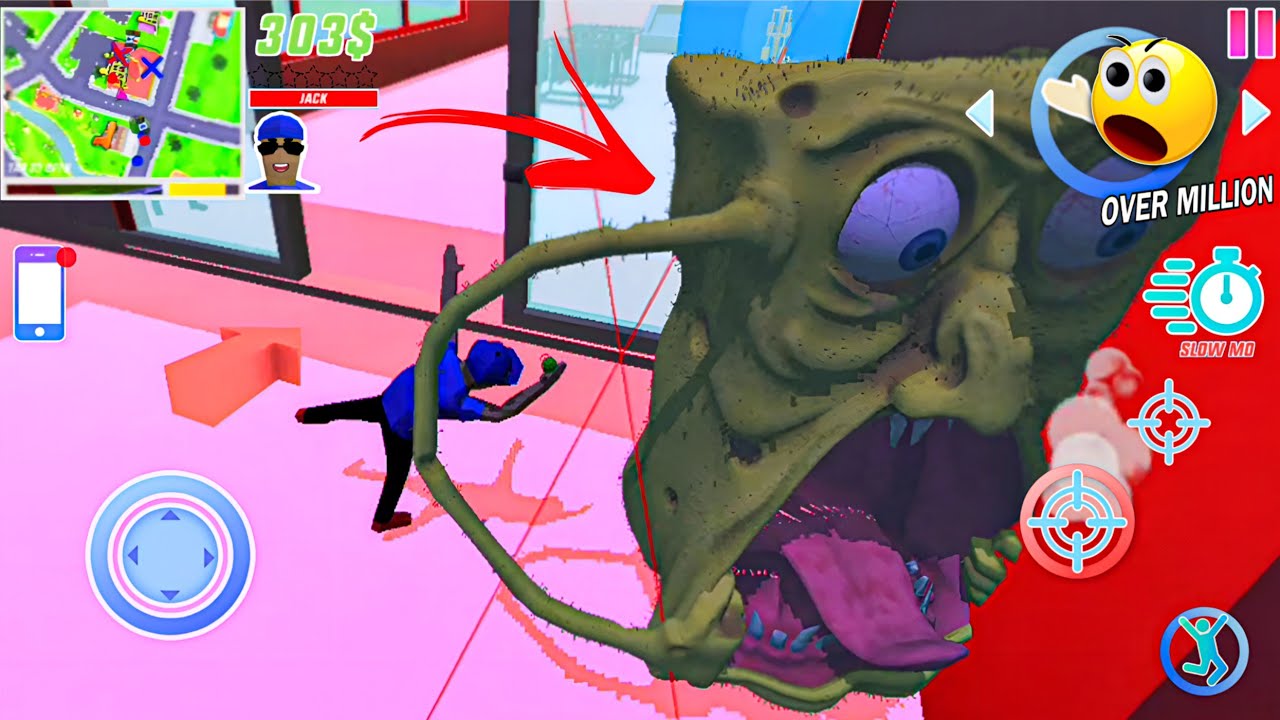 [Sponge.Exe] DTW MOD GAMEPLAY | Dude theft Wars