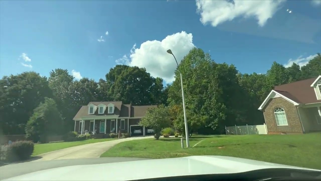 Driving around through my neighborhood |Garner  North Carolina 🇺🇸 4k