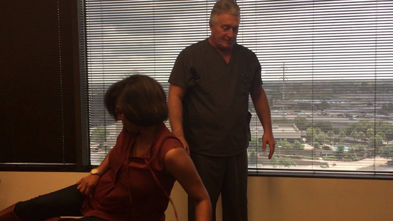 Houston Chiropractor Dr Gregory Johnson Adjusting On X Y & Z Axes
