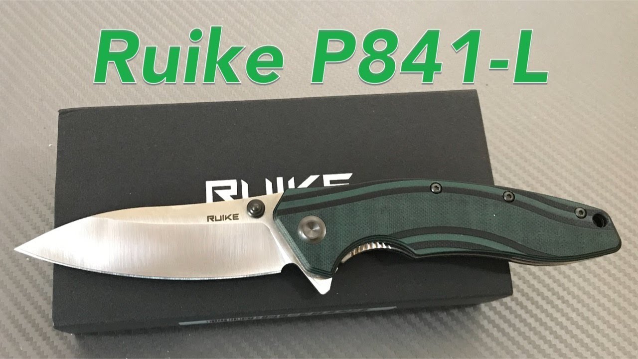 Ruike P841-L linerlock flipper Knife with 14C28N Sandvik steel blade quality at a budget price