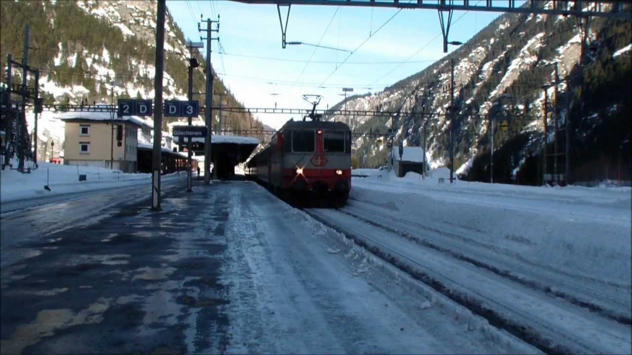 Gare d'Erstfeld et de Göschenen - 28/12/11 