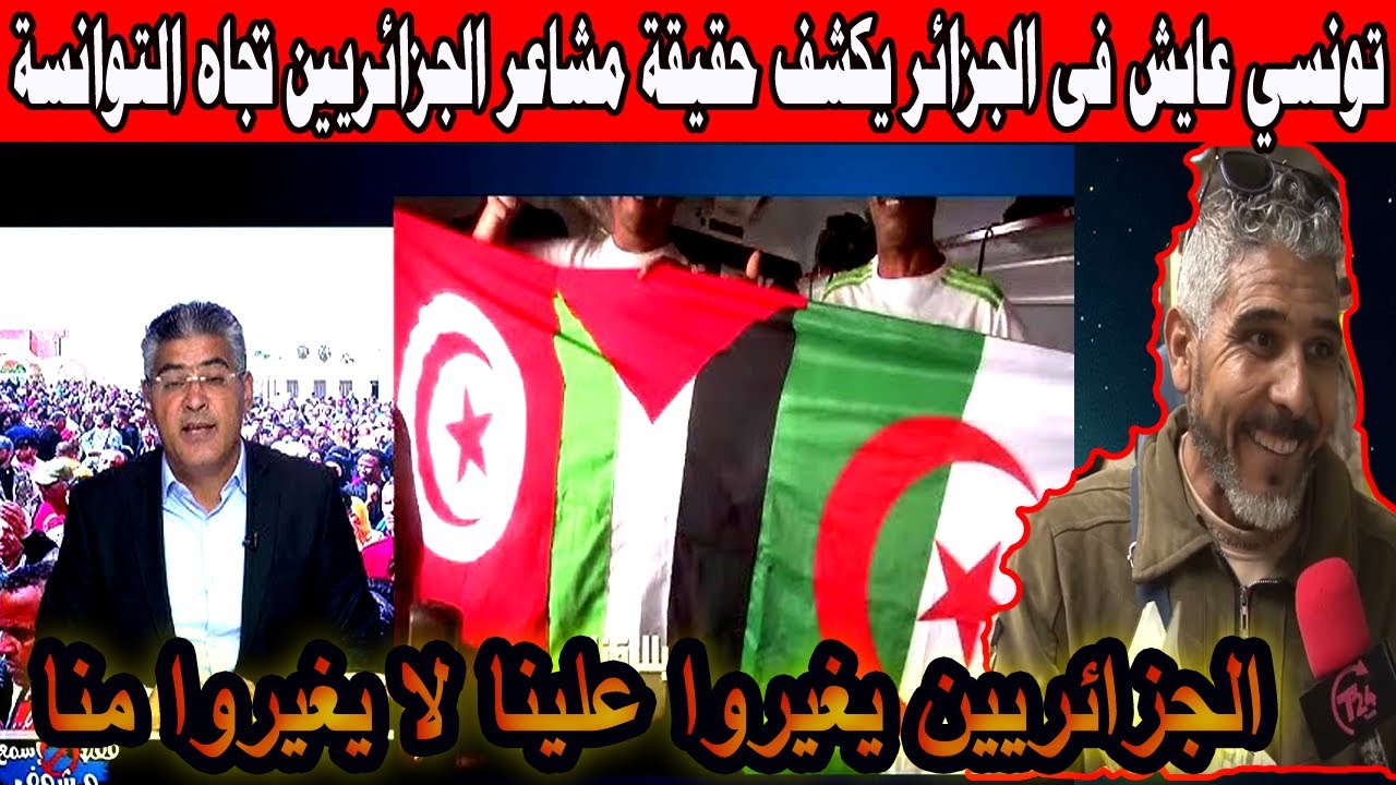 #شاهد تونسي عايش فى الجزائر يكشف حقيقة مشاعر الجزائريين تجاه التوانسة