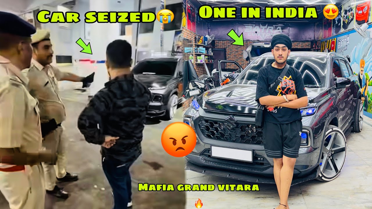 ONE IN INDIA GRAND VITARA😍🔥|| POLICE SE HUI LADAI🙂