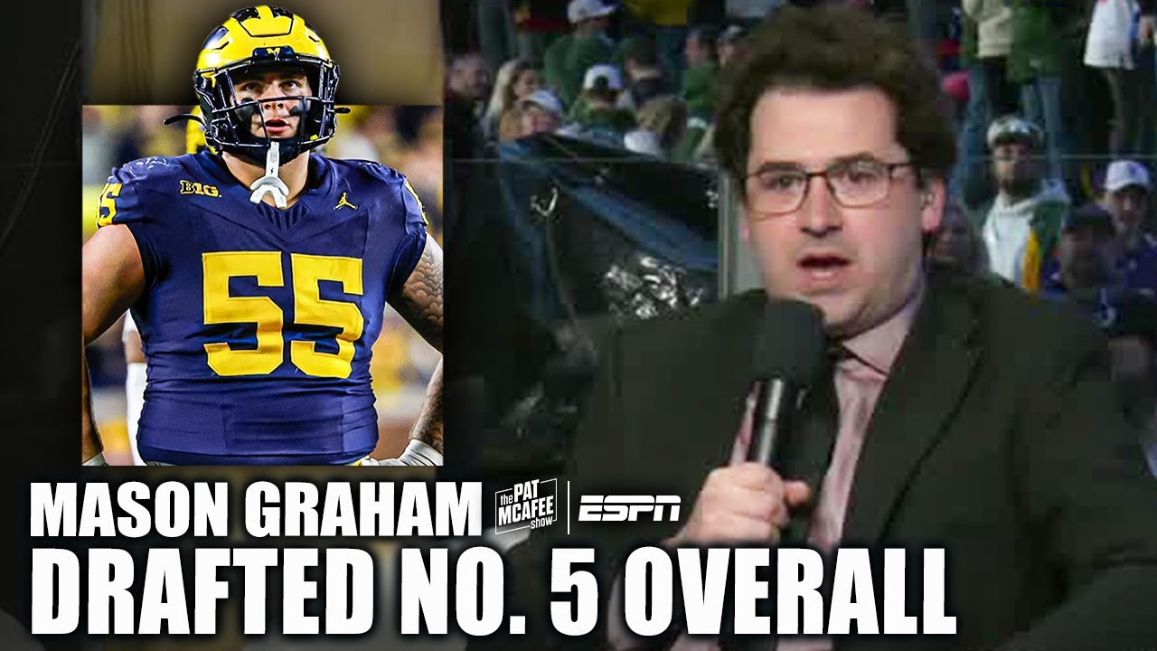 Mason Graham drafted at No. 5 by the Browns, Mad Mel reacts | Pat McAfee Draft Spectacular