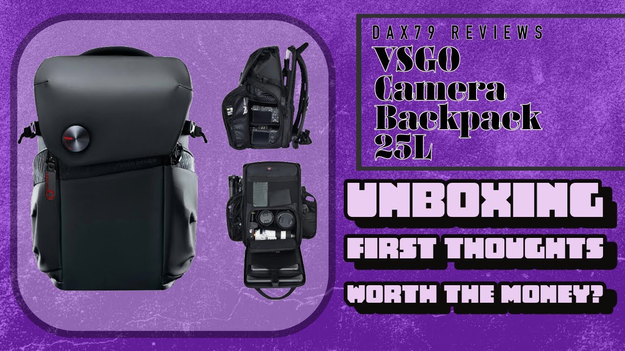 VSGO Camera Backpack 25L - What Do I Think?
