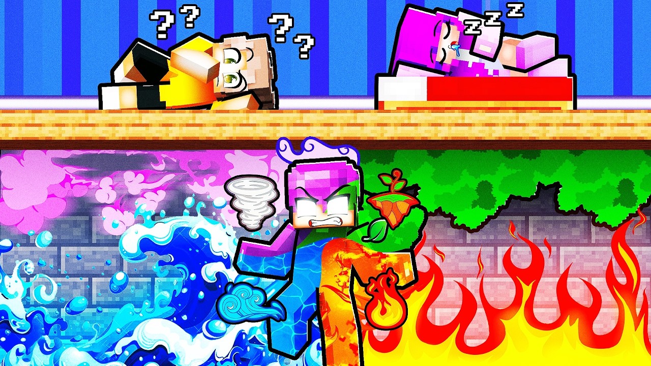 Cash’s ELEMENTAL DOOMSDAY BUNKER! (Minecraft)