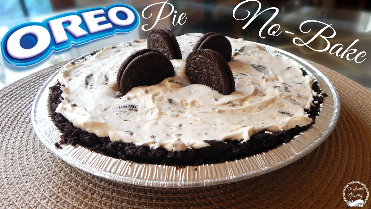 No-Bake Oreo Pie Recipe | How To Make an Oreo Pie | The Sweetest Journey