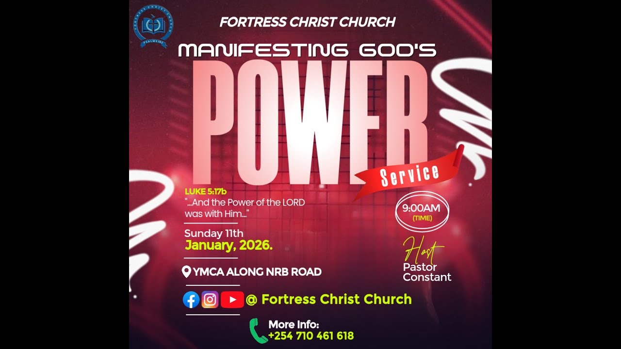 FORTRESS CHRIST CHURCH| SUNDAY SERVICE| 11TH JANUARY 2026