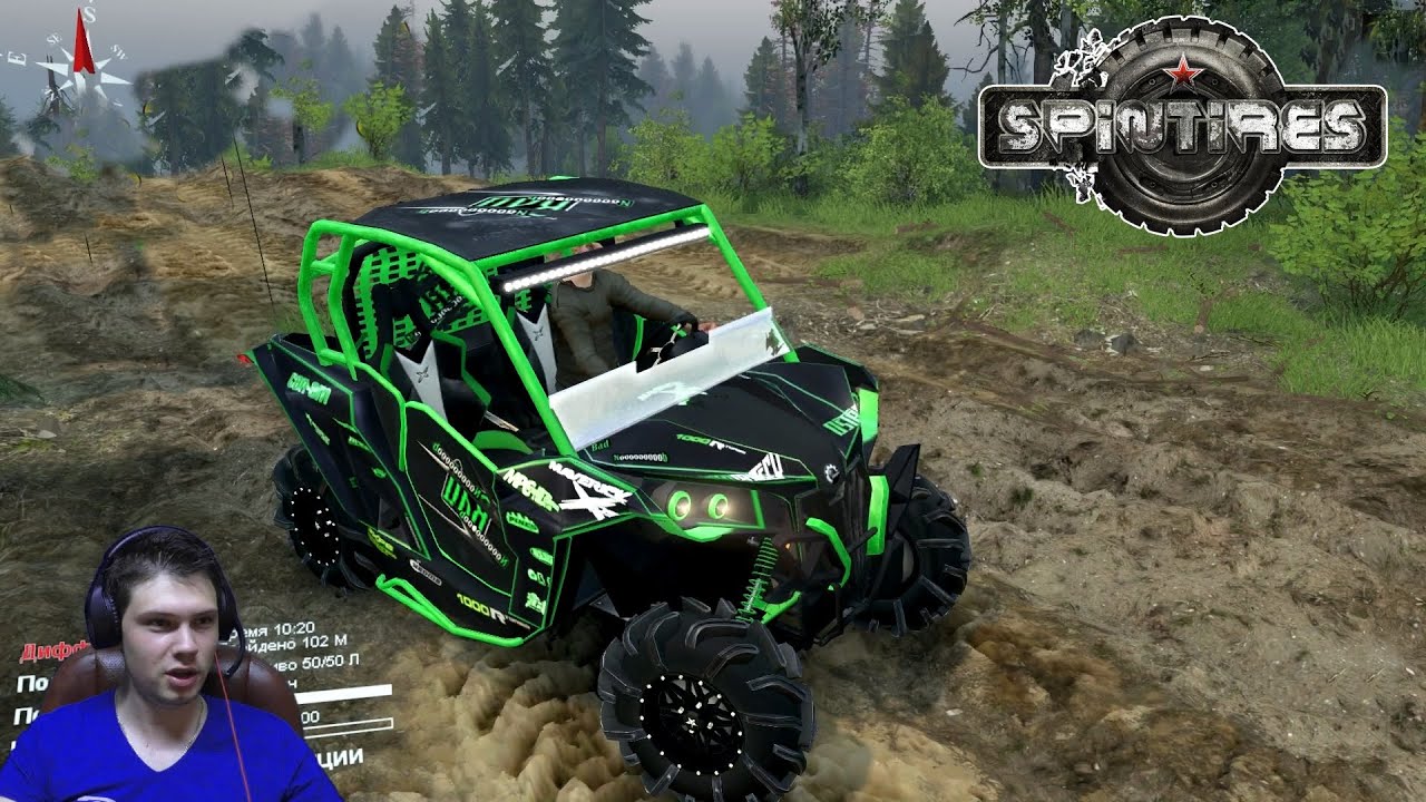 BRP XMR 1000 r turbo для Spintires. Дорогая развлекуха