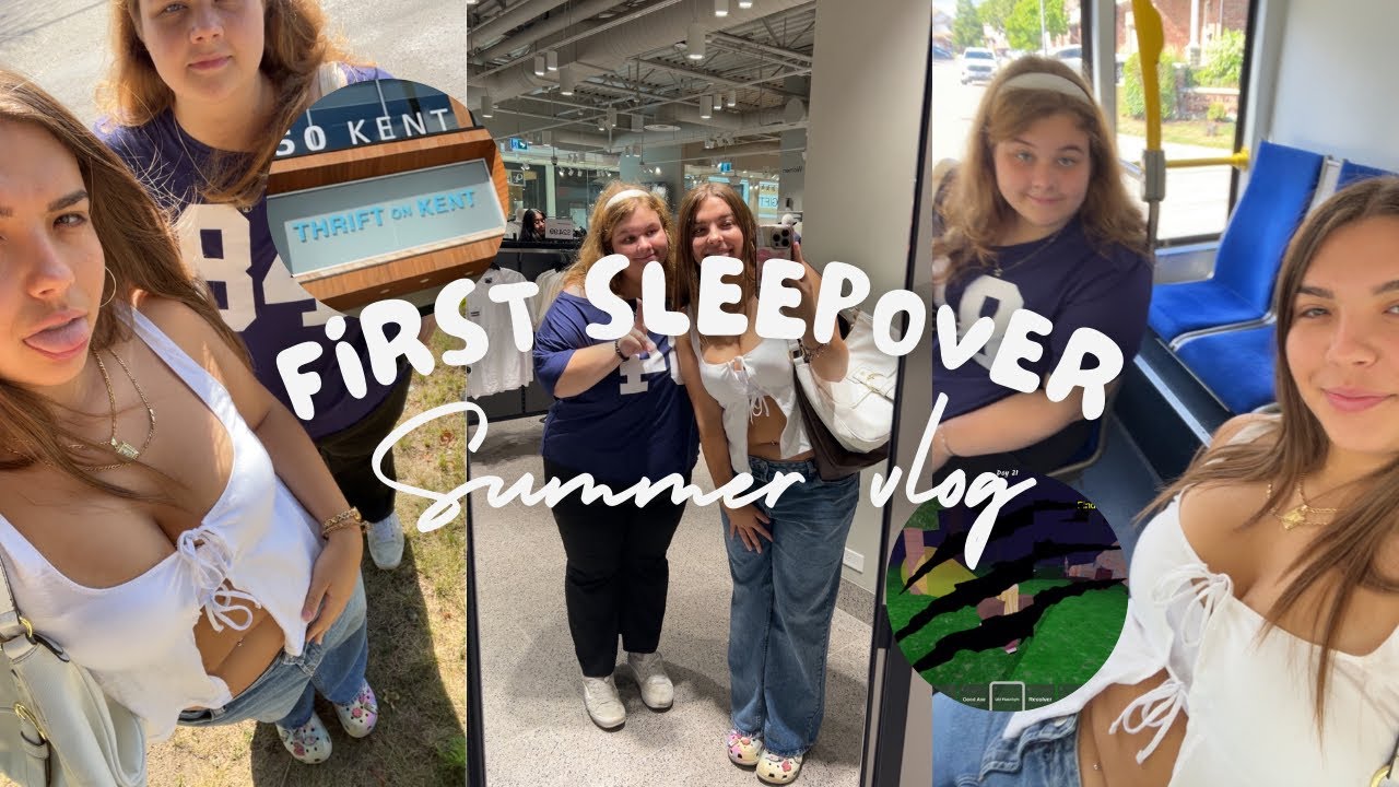 Our First Summer Sleepover 💤✨