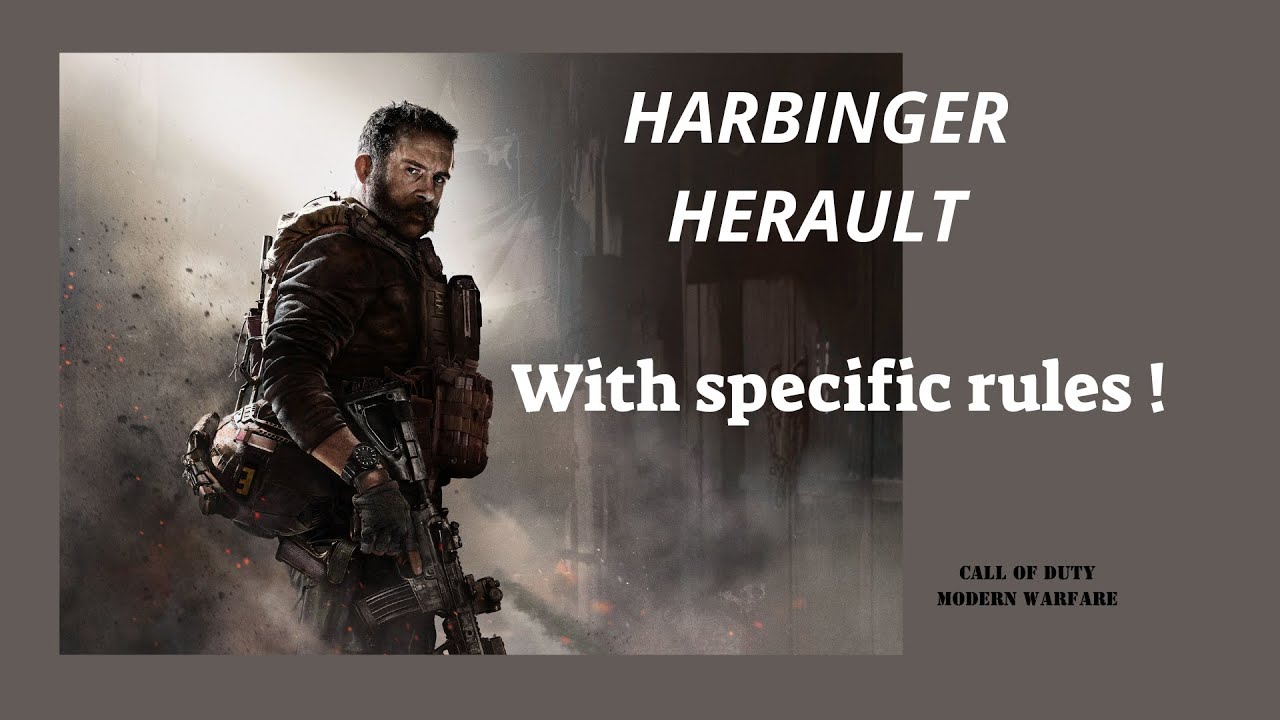 Call of Duty MW - HARBINGER/HERAULT OPS mission particulière - particular mission