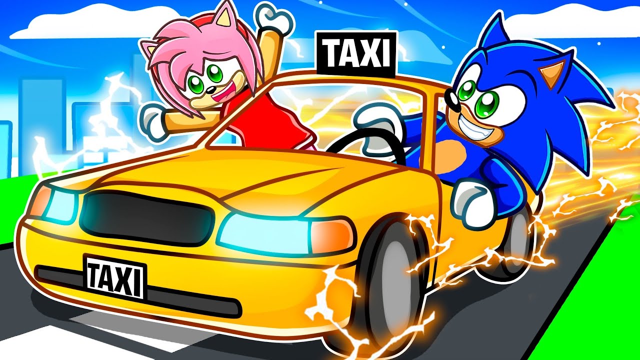 Sonic Becomes a TAXI DRIVER in Roblox!
