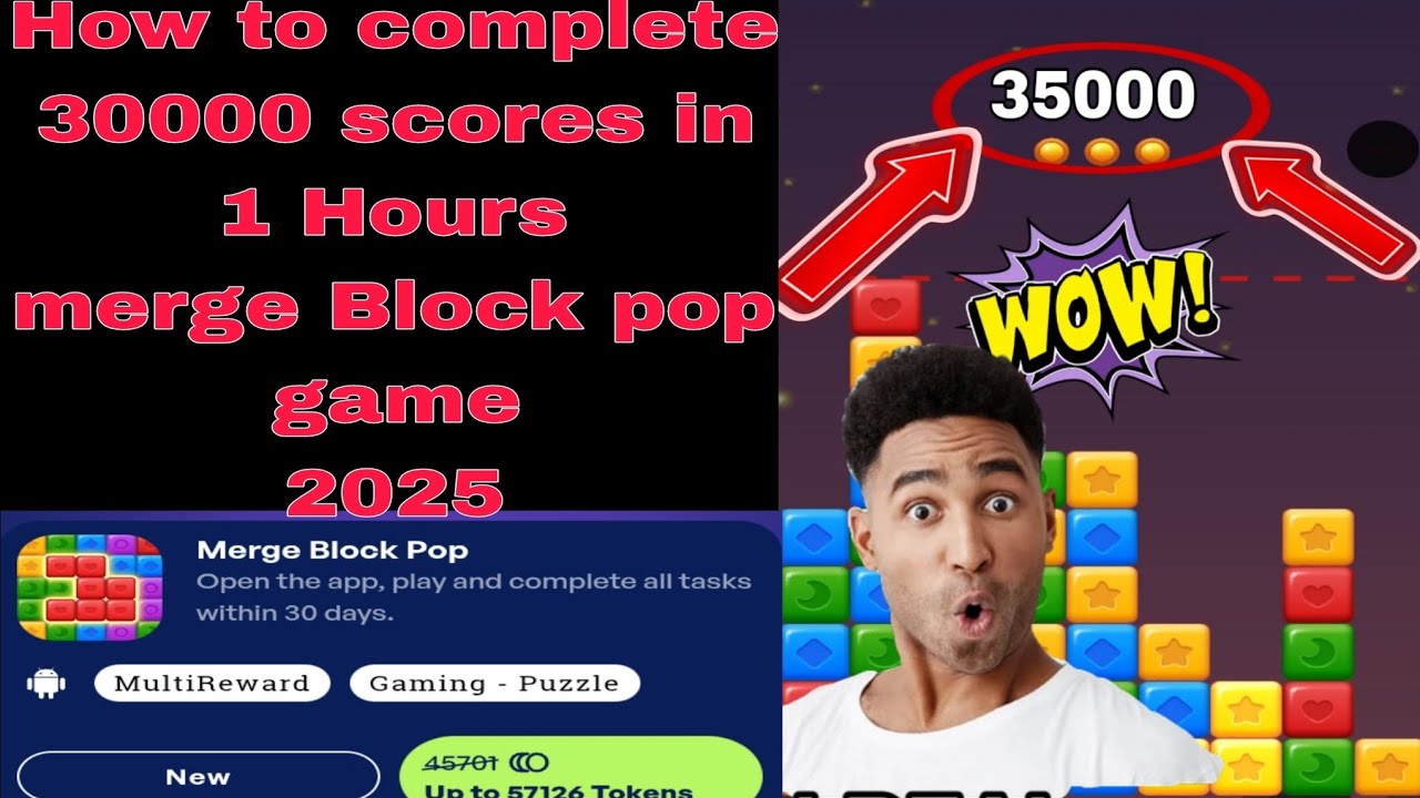 Как набрать 30000 очков в Block Pop Game 2025