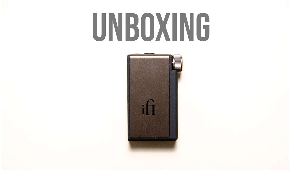 Unboxing iFi Go Blue