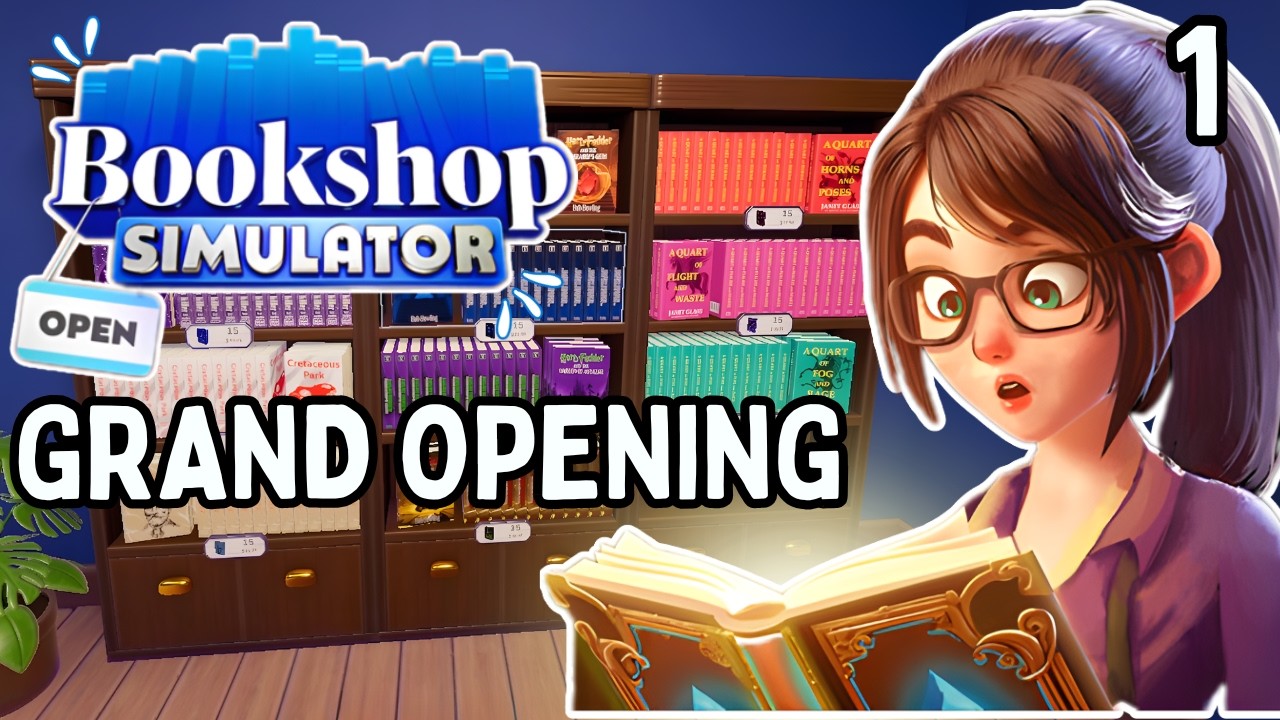 Bookshop Simulator - I Wanted to Run a Bookshop&hellip; Instead I Got a Surprise Guest | Episode 1