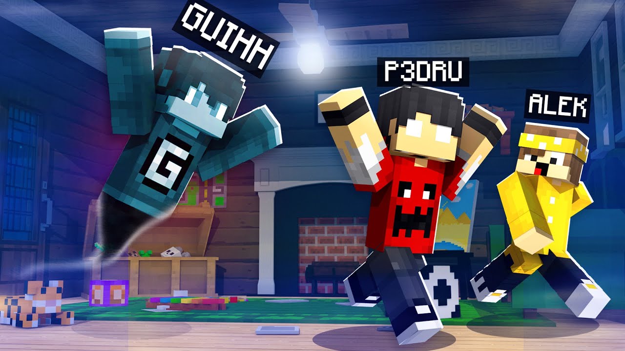 TROLLEI MEUS AMIGOS SENDO FANTASMA no MINECRAFT ✭ Guihh ✭
