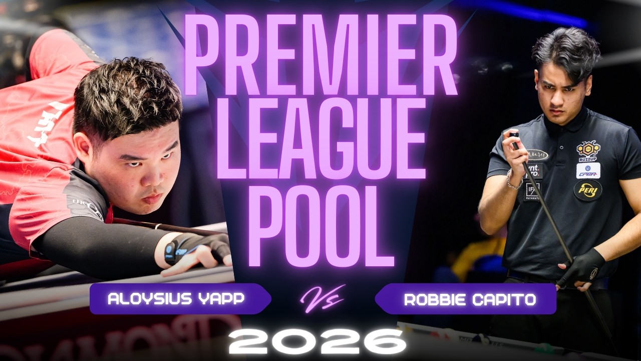 DAY 1 | ALOYSIUS YAPP vs ROBBIE CAPITO | PREMIER LEAGUE POOL 2026