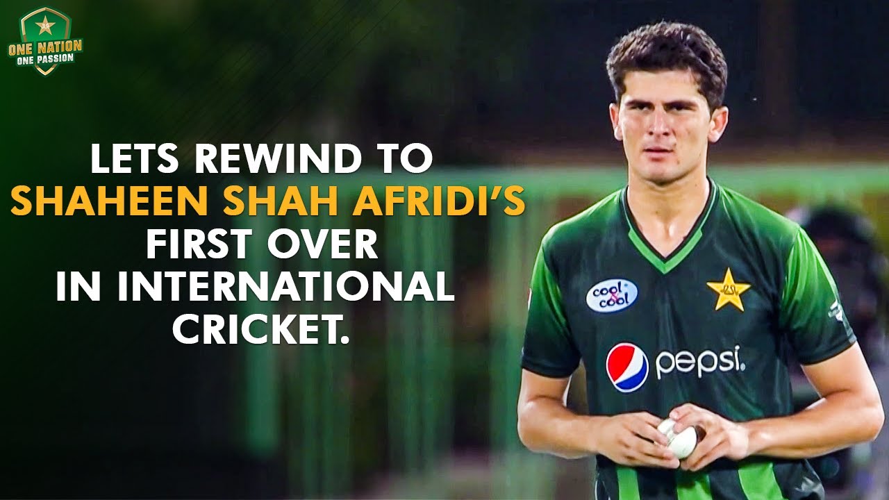Lets Rewind to Shaheen Shah Afridi&rsquo;s First Over in International Cricket | PCB