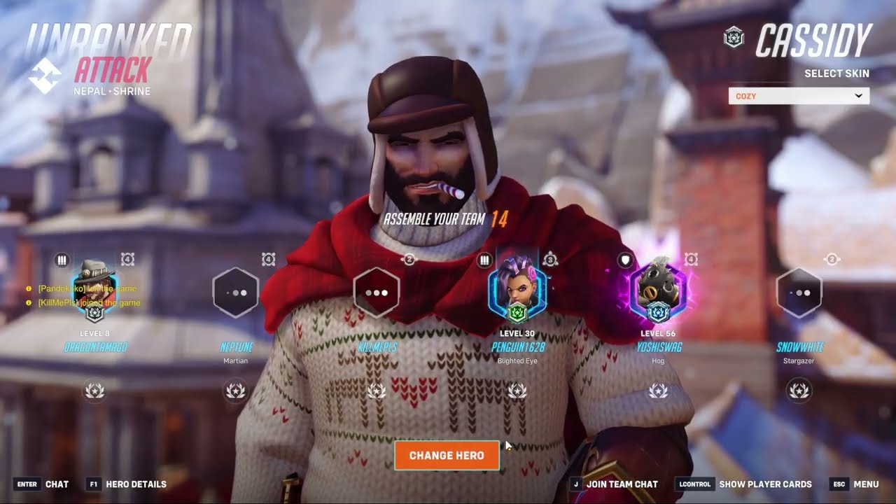 Overwatch2: Cassidy gameplay Nepal (no commentary)