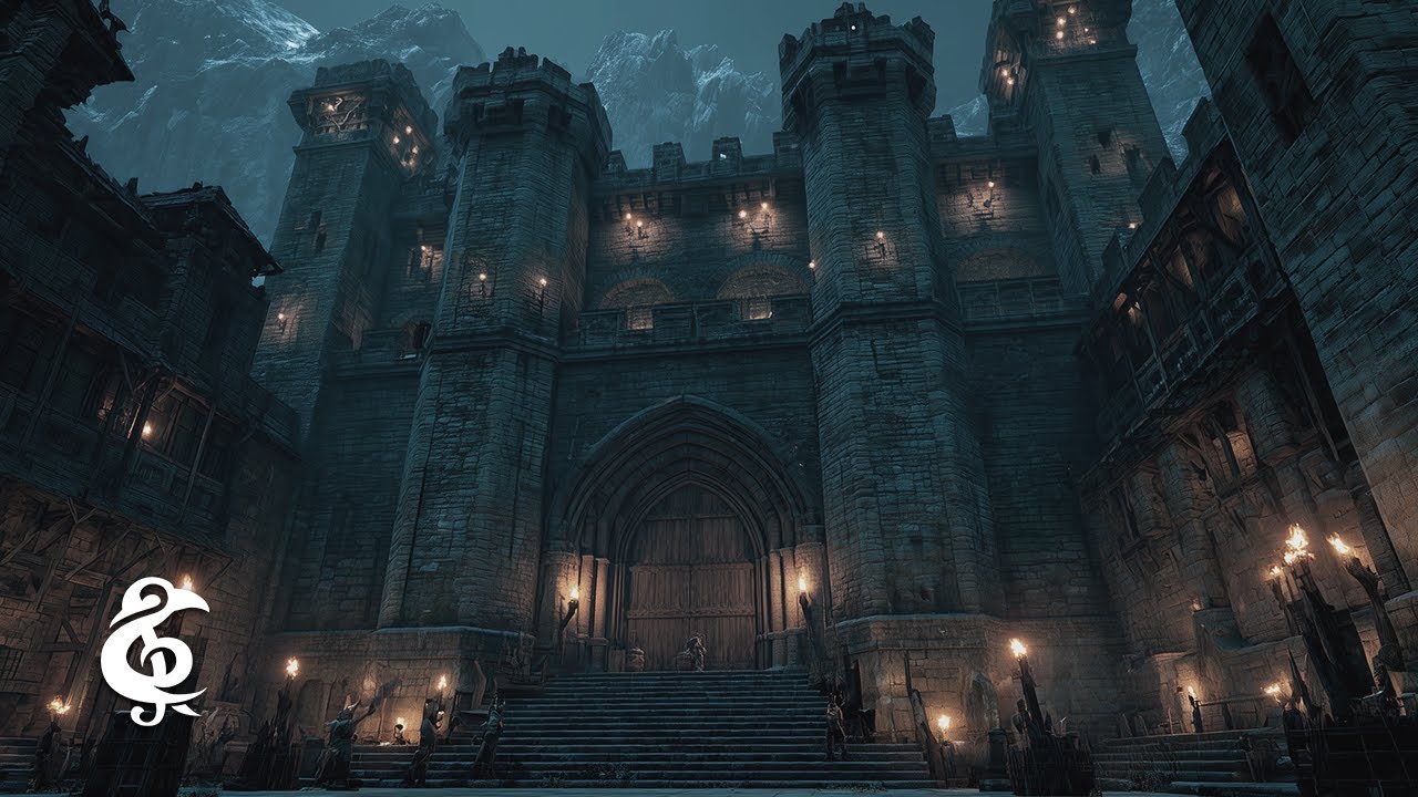 City's Dark Keep | Medieval Fantasy Ambience