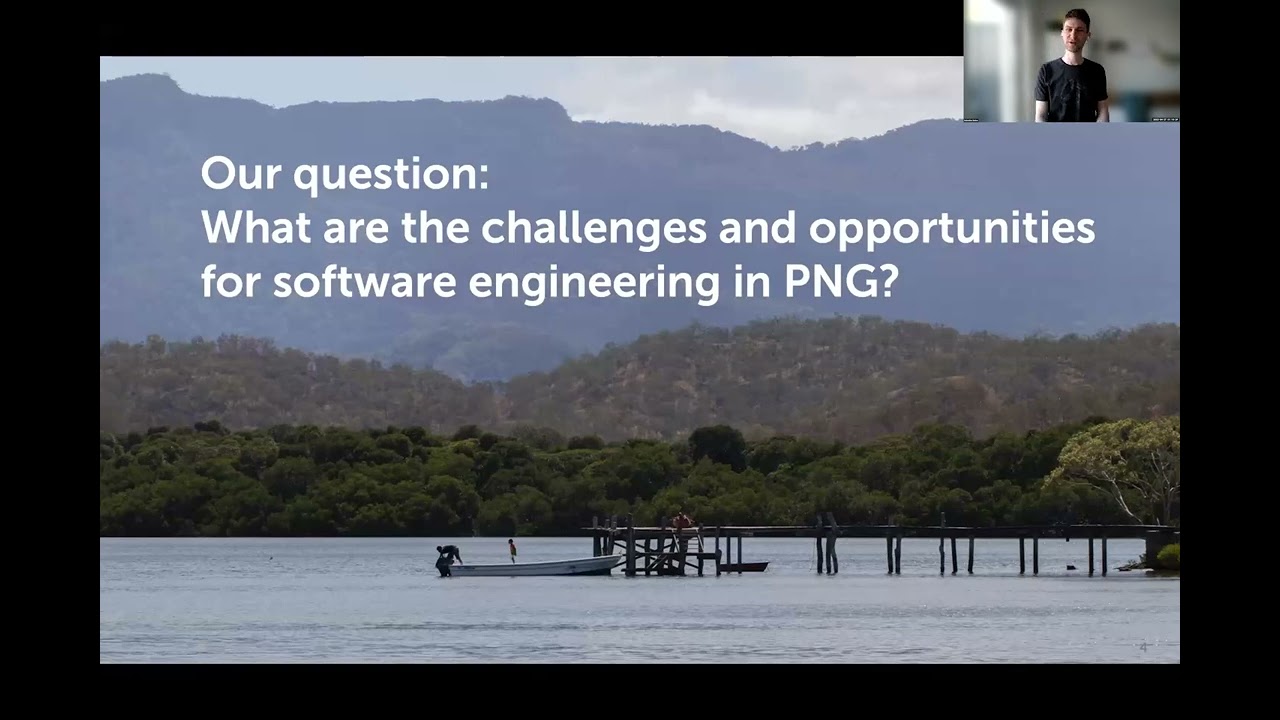 Sebastian Baltes: Challenges and opportunities for software engineering in Papua New Guinea.