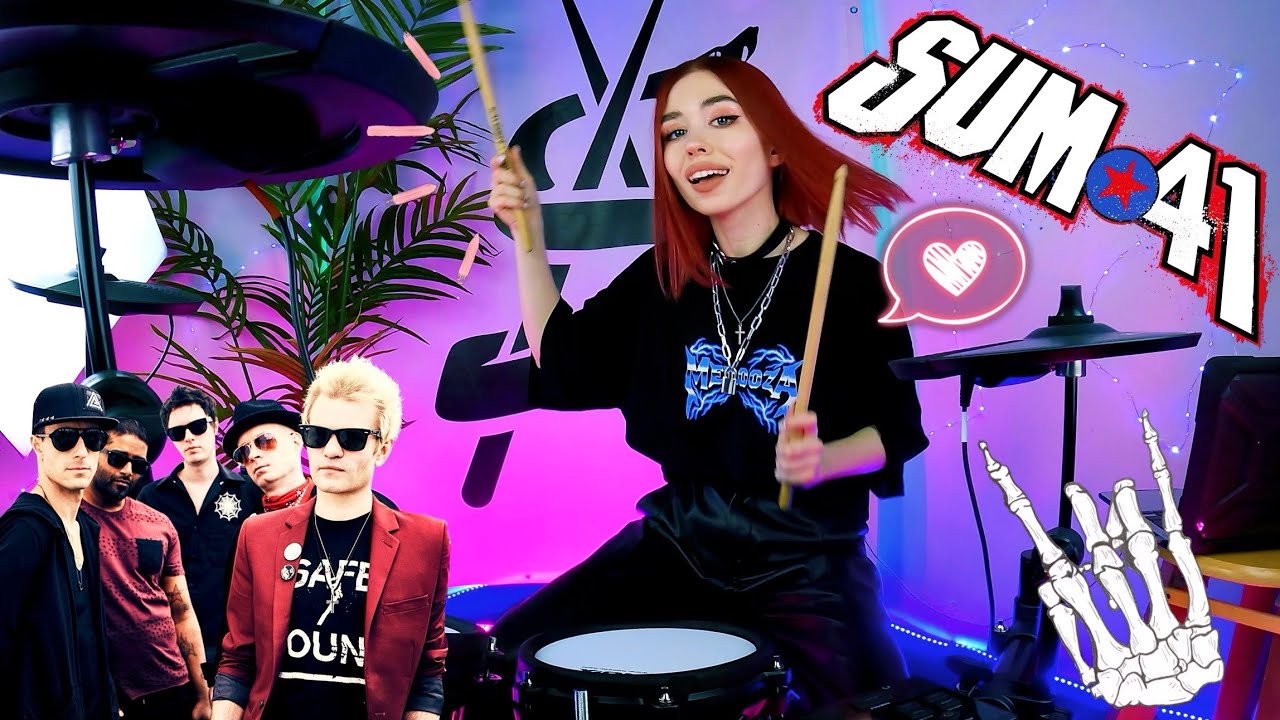 Sum 41 - In Too Deep | Drum cover | NUX DM-210