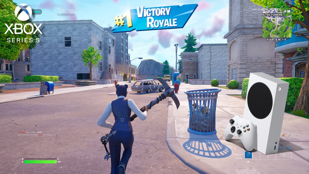 Fortnite Reload Xbox Series S Controller Gameplay (4K 120FPS)