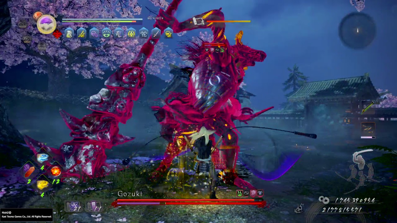Nioh 2 - Magic Corruption Sentience Build (Magatsuhi's 7 pieces + Tsukuyomi's 6 pieces)