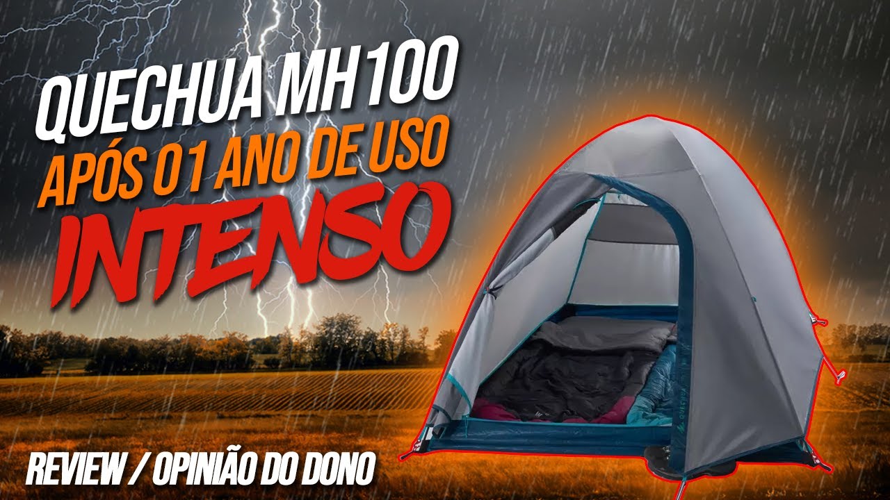 GVLOG CURITIBA - ANÁLISE DA BARRACA QUECHUA MH100 APÓS 1 ANO DE USO INTENSO [REVIEW+OPINIÃO DO DONO]