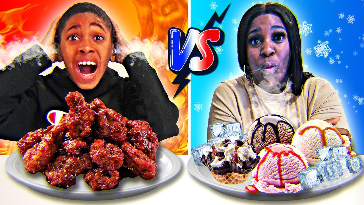 HOT vs COLD FOOD CHALLENGE!