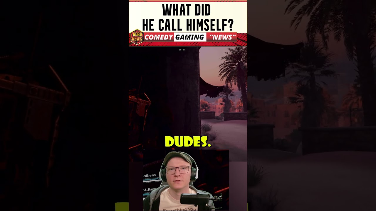An aggressive nickname... #nerdnews #livestream #arcraiders