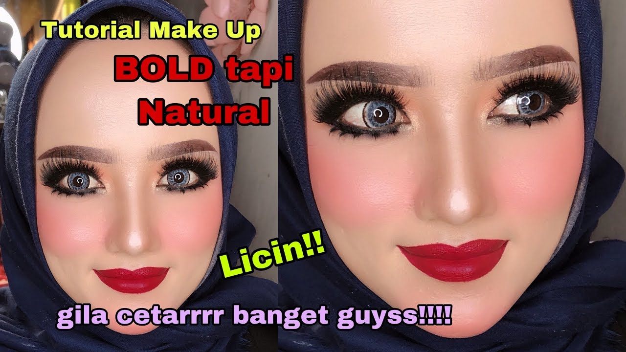 Tutorial Makeup Bold tapi tetap natural