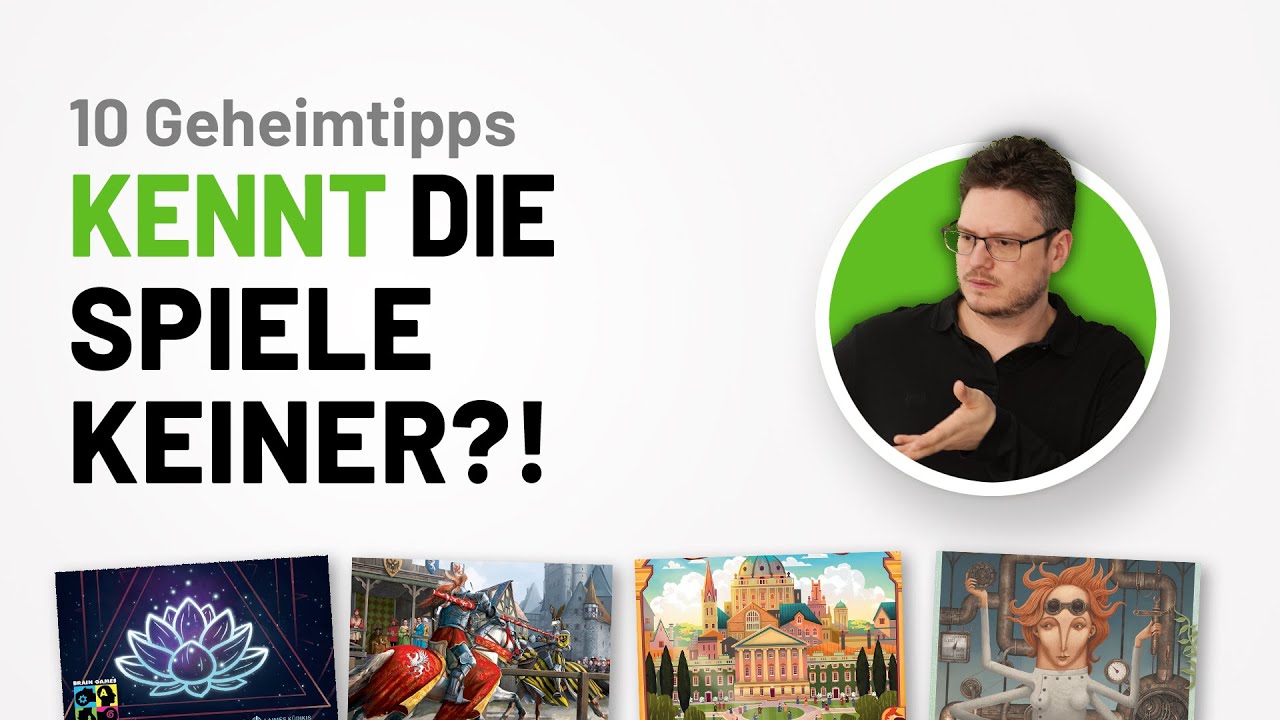 10 großartige Brettspiele, die wenig Beachtung finden