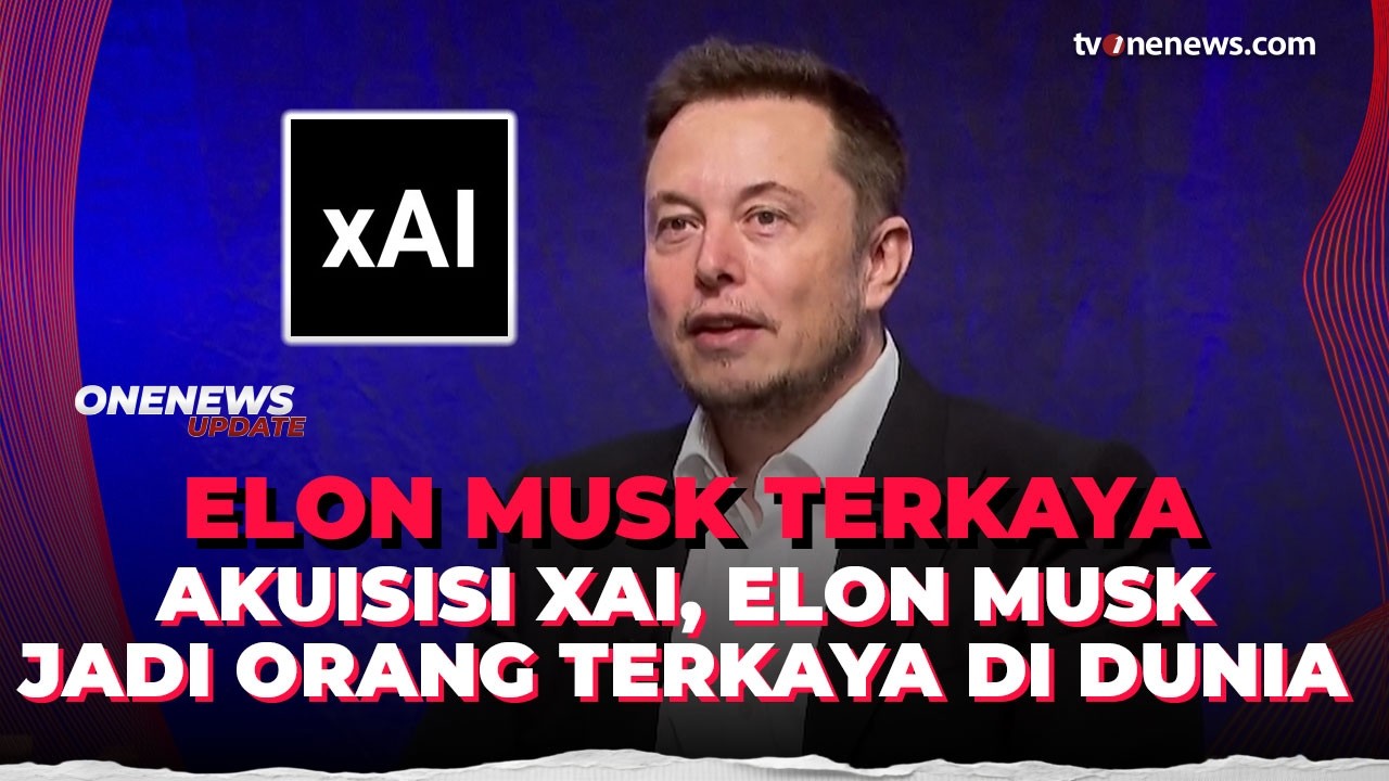 Elon Musk Cetak Sejarah, Kekayaan Tembus 800 Miliar Dolar AS | OneNews Update